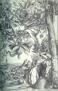 ルーカス・クラーナハ（父）　「聖アントニウスの誘惑」1506年　木版.jpg