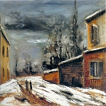 ヴラマンク・1925年「雪景色」.jpg
