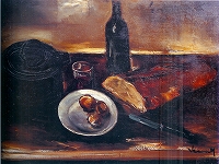 ヴラマンク・1942-43年「パンと鍋のある静物」.jpg